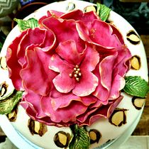 Mein Kursprojekt: Cake Design: moderne Dekorationstechniken. Design, and DIY project by sabinegross.tri - 01.22.2022