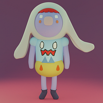 Il mio progetto del corso: Creazione di personaggi kawaii in 3D con Blender Ein Projekt aus dem Bereich Traditionelle Illustration, Design von Figuren, Digitale Illustration, 3-D-Modellierung und Manga von Ludovico Saracino - 21.01.2022