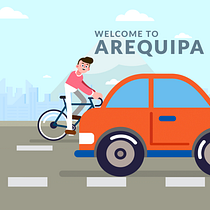 Mi Proyecto del curso: Ciclista en Arequipa-Perú hecho en After Effects. Motion Graphics, Animation, Character Design, Character Animation, and 2D Animation project by Gabriela Jackeline Zaa Uriarte - 01.28.2022