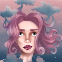 My final project: the Flow. Traditional illustration, Drawing, Digital Illustration, Portrait Drawing, Digital Drawing, and Digital Painting project by Sara Pizzatti - 01.23.2022