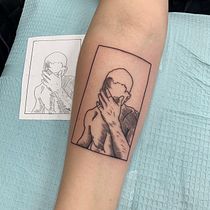 Meu projeto do curso: Tatuagem para principiantes. Tattoo Design project by alafthomaswood - 12.30.2021