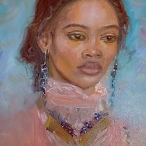 Meu projeto do curso: Retrato expressivo a óleo: explore a técnica alla prima. Fine Arts, Painting, and Oil Painting project by Tatiana Moura - 01.24.2022