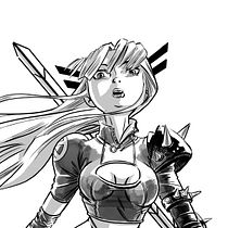 My project in Female Character Design for Comics course. Character Design, Comic, and Drawing project by Alan Lawrence - 01.21.2022
