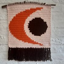 Mi Proyecto del curso: Intarsia crochet: teje tus propios tapices. Un progetto di Fashion design, Interior Design, Fiber Art, DIY, Uncinetto e Textile Design di Yanin Uthurburu - 24.01.2022