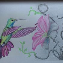 Il mio progetto del corso: Illustrazione surrealista ispirata alla natura. Traditional illustration, Pencil Drawing, Drawing, Artistic Drawing, Naturalistic Illustration, and Colored Pencil Drawing project by Valeria Mancinelli - 01.24.2022