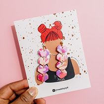 Mon projet du cours : Création de bijoux en argile polymère pour débutants. Un progetto di Design di accessori, Artigianato, Design di gioielli e DIY di Stéphanie Désir - 10.01.2022