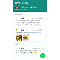 "WhentsApp" - per il corso "Introduzione al design UI" Ein Projekt aus dem Bereich Design, Interaktives Design, Webdesign, Mobile Design und App-Design von Francesco Lombardo - 30.01.2022