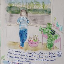 Hello miss Testa : Carnet de croquis pour explorer votre style de dessin. Ilustração tradicional, Esboçado, Criatividade, Desenho, Pintura em aquarela, Sketchbook, e Pintura guache projeto de Valérie Testa - 25.01.2022
