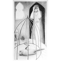 Tuti o bazargan - Artistic Illustration Techniques with Graphite Pencils course. Traditional illustration, Fine Arts, Pencil Drawing, Drawing, Artistic Drawing, and Editorial Illustration project by the_flying_ewe - 01.25.2022