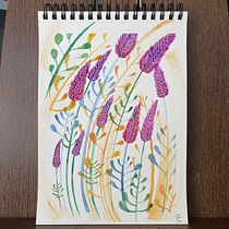 Meu projeto do curso: Criação de paletas de cores com aquarela. Un progetto di Illustrazione tradizionale, Belle arti, Pittura, Pittura ad acquerello e Teoria del colore di Lisye Freire - 25.01.2022