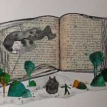Mon projet du cours : Introduction à l’illustration pour enfants. Traditional illustration, Fine Arts, Painting, Pencil Drawing, Drawing, Watercolor Painting, Children's Illustration, and Narrative project by Ama silkens - 01.25.2022