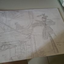 Meu projeto do curso: Desenho para principiantes nível -1. Pencil Drawing, Drawing, Creating with Kids, and Sketchbook project by Leonaria Lima - 01.25.2022