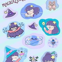 Meu projeto do curso: Ilustração kawaii: crie personagens adoráveis. Traditional illustration, Character Design, and Manga project by Aline Castro Almeida - 01.22.2022