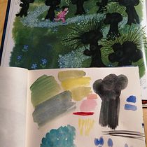 Mein Kursprojekt: Das Skizzenbuch als Erkundungsreise: Finde deinen Zeichenstil. Ilustração tradicional, Esboçado, Criatividade, Desenho, Pintura em aquarela, Sketchbook, e Pintura guache projeto de hoffmann_kati - 25.01.2022