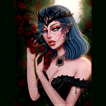Meu projeto do curso: Retrato digital no Photoshop com um toque de fantasia. Traditional illustration, Drawing, Digital Illustration, Portrait Drawing, Digital Drawing, and Digital Painting project by ellyn_silva - 01.24.2022