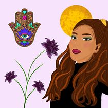 Mein Kursprojekt: Illustrierte Porträts: Adobe Fresco für Anfänger. Un progetto di Illustrazione digitale di sonja_89 - 25.01.2022