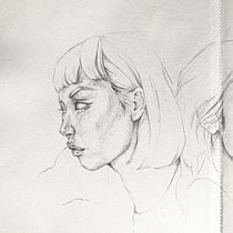 My project in Portrait Sketchbooking: Explore the Human Face course. Un progetto di Bozzetti, Disegno, Disegno di ritratti, Disegno artistico e Sketchbook di Riemke Aggio-Bruce - 25.01.2022