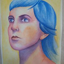 Mi Proyecto del curso: Retrato contemporáneo en acuarela . Seni Rupa, Dan Menggambar Potret proyek oleh Graciela María del Huerto Castañón - 01.23.2022