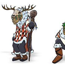 Mi Proyecto del curso: Introducción al diseño de personajes para animación y videojuegos Ein Projekt aus dem Bereich Traditionelle Illustration, Animation, Design von Figuren, Videospiele und Design für Videospiele von Saúl Alejandro Pérez Duarte - 24.01.2022