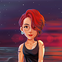 Mi Proyecto del curso: Retratos digitales de fantasía con Photoshop. Traditional illustration, Drawing, Digital Illustration, Portrait Drawing, Digital Drawing, and Digital Painting project by Guillermo Torres Ocaña - 01.26.2022