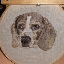 Mi Proyecto del curso: Needle painting para principiantes. Embroider, Naturalistic Illustration, and Textile Design project by Ximena Contreras - 01.24.2022