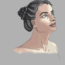 Mein Kursprojekt: Grundlagen der digitalen Porträtmalerei. Un progetto di Pittura e Pittura digitale di zelmer_design - 26.01.2022