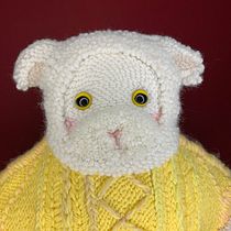 My project in Design and Embroidery of Dolls with Punch Needle  course - Baby Ada from the film "The Lamb" . Embroider, Decoration, Art To, s, Punch Needle, and Textile Design project by Daria - 01.21.2022