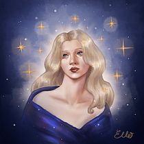 My project in Digital Fantasy Portraits with Photoshop course. Traditional illustration, Drawing, Digital Illustration, Portrait Drawing, Digital Drawing, and Digital Painting project by Ellé Bumatay - 01.24.2022