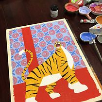 My project in Painting a Wildlife Scene with Gouache course. Un progetto di Illustrazione tradizionale, Belle arti, Pittura e Pittura gouache di YAN BAI - 25.01.2022