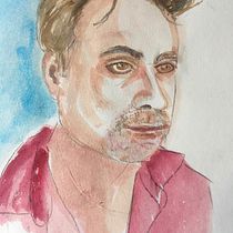 My project in Watercolor Portrait Sketchbook course. Painting, Watercolor Painting, Portrait Drawing, and Sketchbook project by Margaret Phillips - 01.26.2022