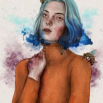 Mi Proyecto del curso: Retrato ilustrado con Procreate. Ilustração tradicional, Ilustração vetorial, Ilustração digital, e Desenho de retrato projeto de sofiaguelvenzu - 26.01.2022