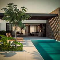 Mi Proyecto del curso: Visualización arquitectónica con V-Ray para SketchUp. Un proyecto de Arquitectura, Arquitectura interior, Arquitectura digital y Visualización arquitectónica de Julio Amilkar Portilla Benavides - 25.01.2022
