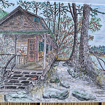 My project in Architectural Sketching with Watercolor and Ink course. Sketching, Drawing, Watercolor Painting, Architectural Illustration, Sketchbook & Ink Illustration project by hood_terry - 01.27.2022