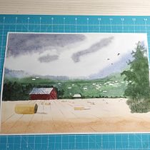 Mi Proyecto del curso: Paisajes en acuarela: técnicas y herramientas experimentales. Projekt z dziedziny  Sztuki piękne,  Malarstwo i Malowanie akwarelą użytkownika Francisco Pérez Velasco - 26.01.2022