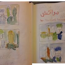 Mein Kursprojekt: Aquarellsketching: Drück deine Ideen aus . Traditional illustration, Sketching, Creativit, Drawing, Watercolor Painting, and Sketchbook project by Annette Koenig - 01.27.2022