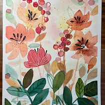 Mein Kursprojekt: Blumenkompositionen mit Aquarell: Verbinde dich mit der Natur. Un progetto di Illustrazione tradizionale, Pittura, Pittura ad acquerello e Illustrazione botanica di Anne - 27.01.2022