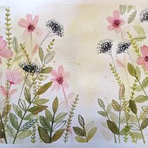 Mi Proyecto del curso: Acuarela floral: conecta con la naturaleza. Un progetto di Illustrazione tradizionale, Pittura, Pittura ad acquerello e Illustrazione botanica di Maria Lopez Zuloaga - 27.01.2022