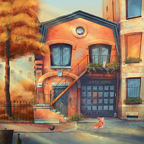 My project in Cinematic Digital Illustration with Photoshop course Ein Projekt aus dem Bereich Traditionelle Illustration, Digitale Illustration und Concept Art von Ala Dyrek - 27.01.2022