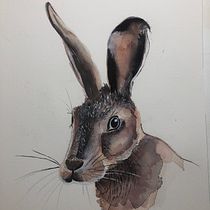 My project in Experimental Watercolor Techniques for Beginners course. Traditional illustration, Fine Arts, Watercolor Painting, and Naturalistic Illustration project by hélène rocque - 01.28.2022