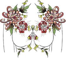 My twist on Creating a Botanical Tattoo Design✨💐 Ein Projekt aus dem Bereich Traditionelle Illustration, Digitale Illustration, Tattoodesign und Botanische Illustration von jajainks - 27.01.2022