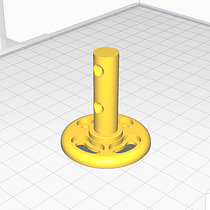 Base soporte toallero.. Projekt z dziedziny 3D, Wzornictwo przem, słowe, Projektowanie produktowe,  Modelowanie 3D i  Projektowanie 3D użytkownika Jesús Marqués Sales - 25.01.2022