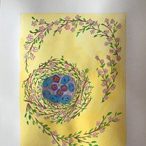 Mijn project van de cursus: Schilderen met gouache: maak poëtische illustraties. Traditional illustration, Fine Arts, Painting, and Gouache Painting project by Natalia Surkova - 01.28.2022