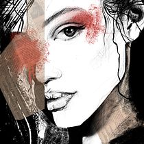 Mój projekt z kursu: Rysowanie portretów z użyciem Procreate. Ilustração tradicional, Ilustração vetorial, Ilustração digital, e Desenho de retrato projeto de lucjaesterastaniek - 28.01.2022