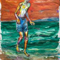 My project in Expressive Figure Drawing: Explore Lines, Shapes and Colors course. Fine Arts, Pencil Drawing, Drawing, Portrait Drawing, Realistic Drawing, Figure Drawing, and Gouache Painting project by Rasmus Tønnesen - 01.29.2022