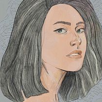 My project in Illustrated Portraits with Procreate course. Ilustração tradicional, Ilustração vetorial, Ilustração digital, e Desenho de retrato projeto de Kanishka Tripathi - 29.01.2022