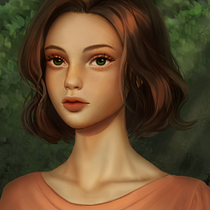My project in Digital Fantasy Portraits with Photoshop course. Traditional illustration, Drawing, Digital Illustration, Portrait Drawing, Digital Drawing, and Digital Painting project by Валентина Каурова - 01.29.2022