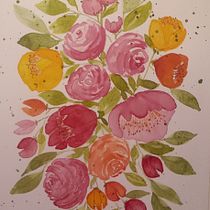 Acuarela Floral: Hermosa naturaleza. Un progetto di Illustrazione tradizionale, Pittura, Pittura ad acquerello e Illustrazione botanica di Rommy Stock Contesse - 27.01.2022