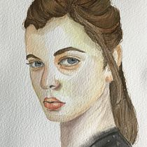 Il mio progetto del corso: Ritratto ad acquerello a partire da una fotografia. Traditional illustration, Watercolor Painting, and Portrait Drawing project by Laura Scuriatti - 01.29.2022