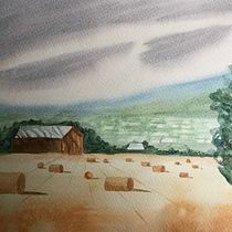 Il mio progetto del corso: Paesaggi ad acquerello: strumenti e tecniche sperimentali. Projekt z dziedziny  Sztuki piękne,  Malarstwo i Malowanie akwarelą użytkownika Laura Scuriatti - 29.01.2022