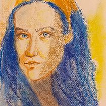My project in Expressive Portrait Drawing with Soft Pastels course. Traditional illustration, Fine Arts, Drawing, Portrait Drawing, and Artistic Drawing project by like_achild - 01.29.2022